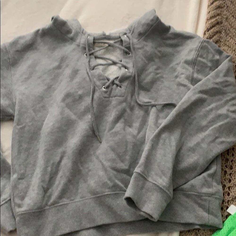 Pacsun crop hoodie